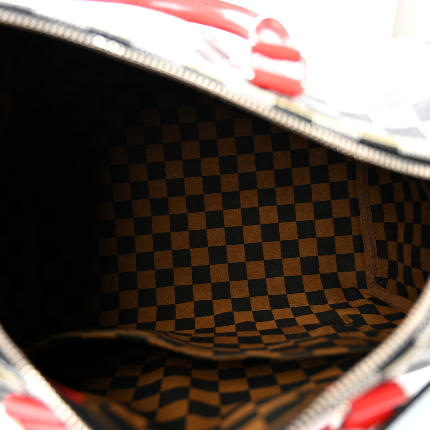 Damier Speedy Bandouliere 30 Black White