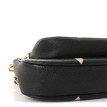 Louis Vuitton Empreinte Monogram Giant Multi Pochette Accessories Black Beige 8 of 9