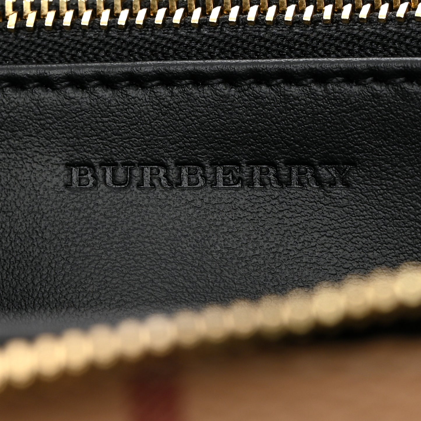 Haymarket Check Large Ziggy Zip Around Wallet Black