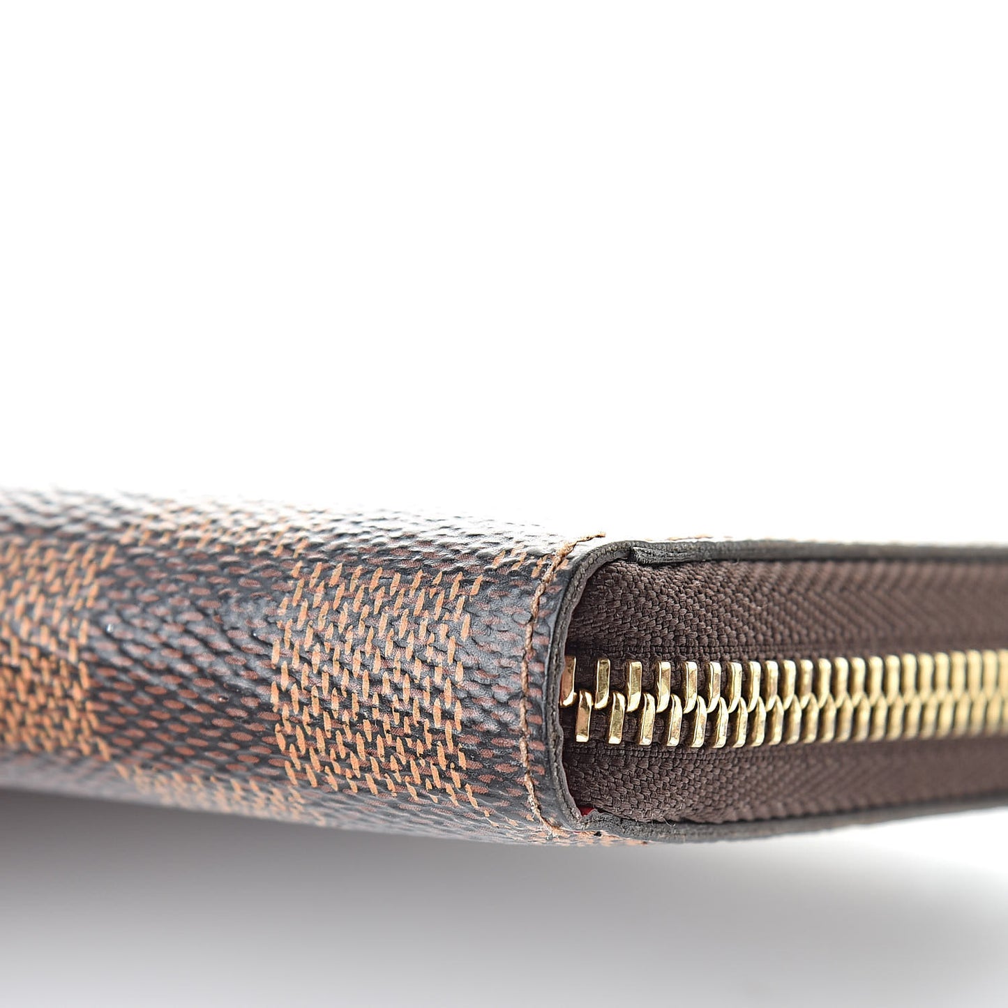 Damier Ebene Clemence Wallet Cherry