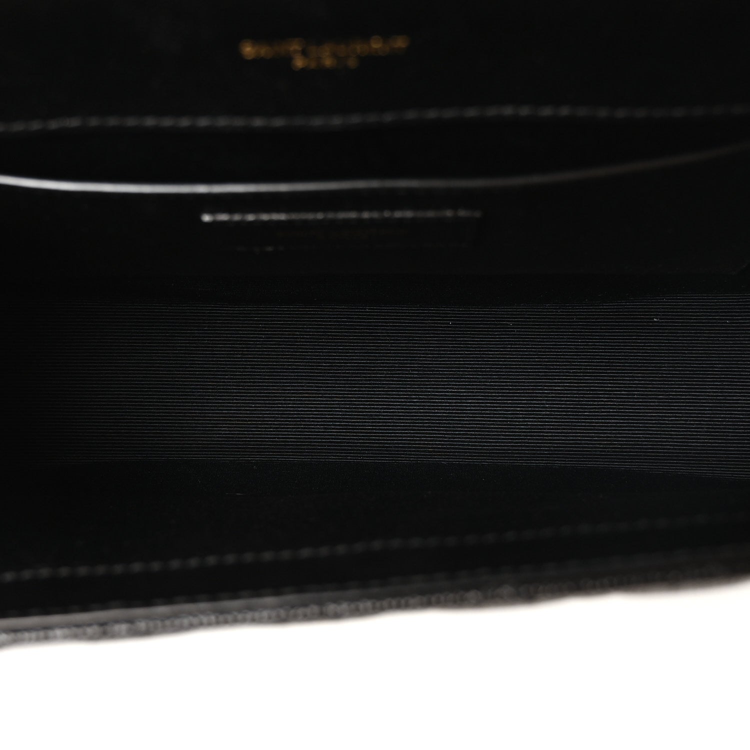 Saint Laurent Grain De Poudre Textured Mixed Matelasse Triquilt Medium Monogram Satchel Black 5 of 10