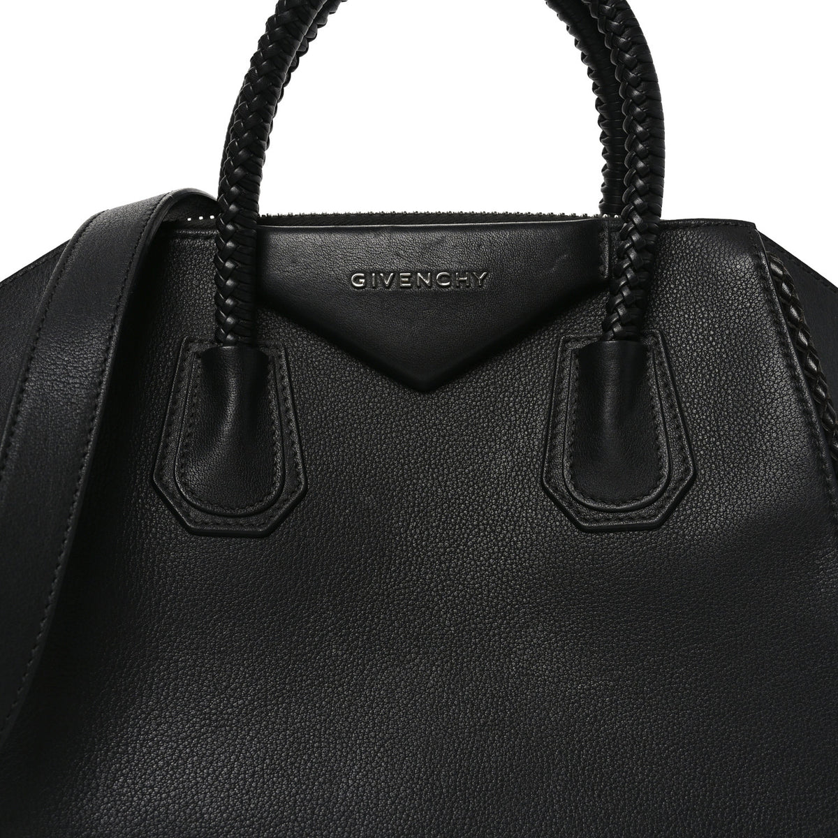 Givenchy Calfskin Braid Small Antigona Black 15 of 19