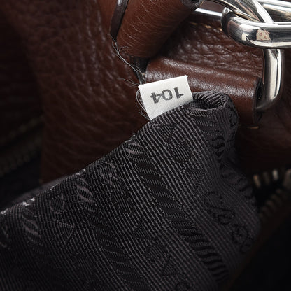 Prada Vitello Daino Shopping Tote Bruciato 8 of 10