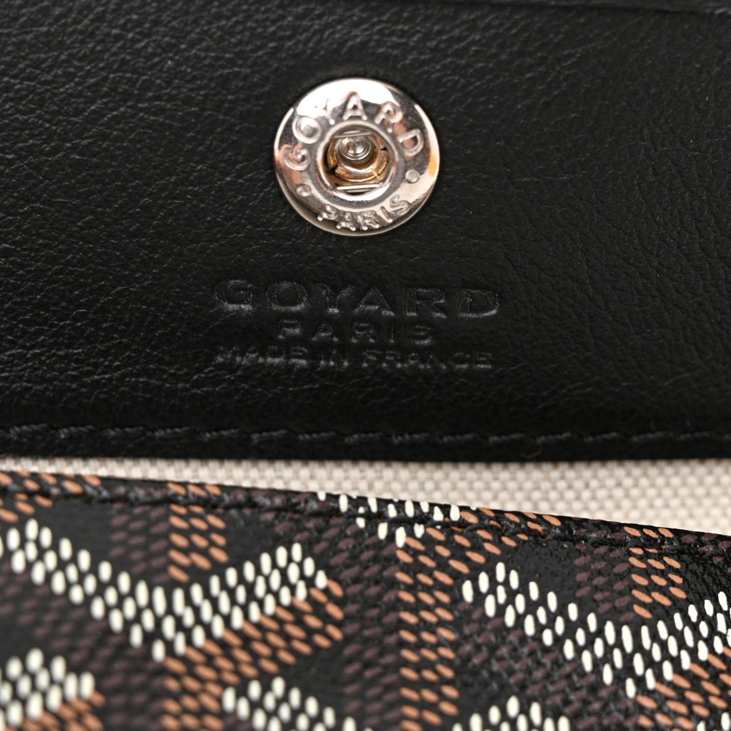 Goyardine Reversible Mini Anjou Black