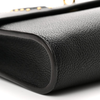 Louis Vuitton Calfskin City Steamer Pochette Black 8 of 9
