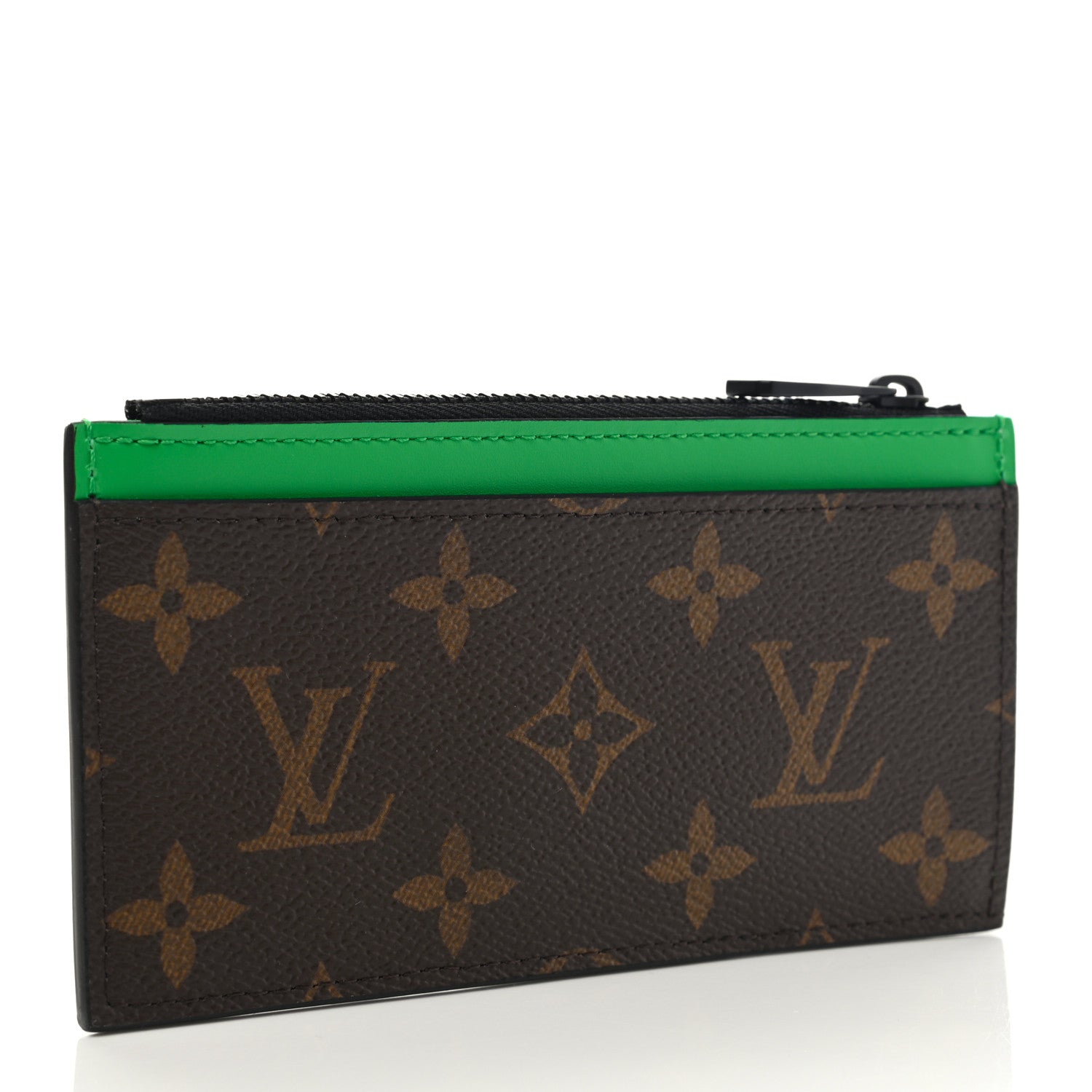 Louis Vuitton Monogram Taiga Coin Card Holder Green 3 of 7