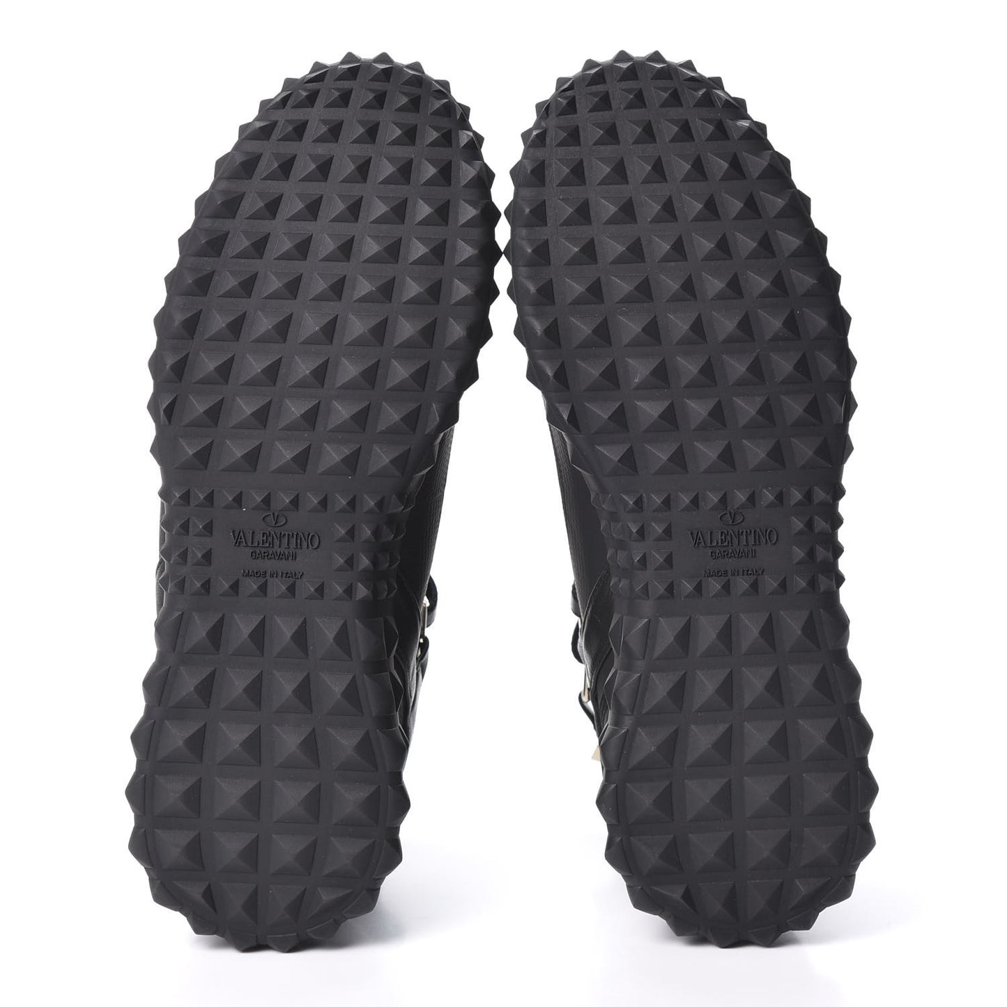 Body Tech Knit Rockstud Sock High Top Sneakers 39 Black