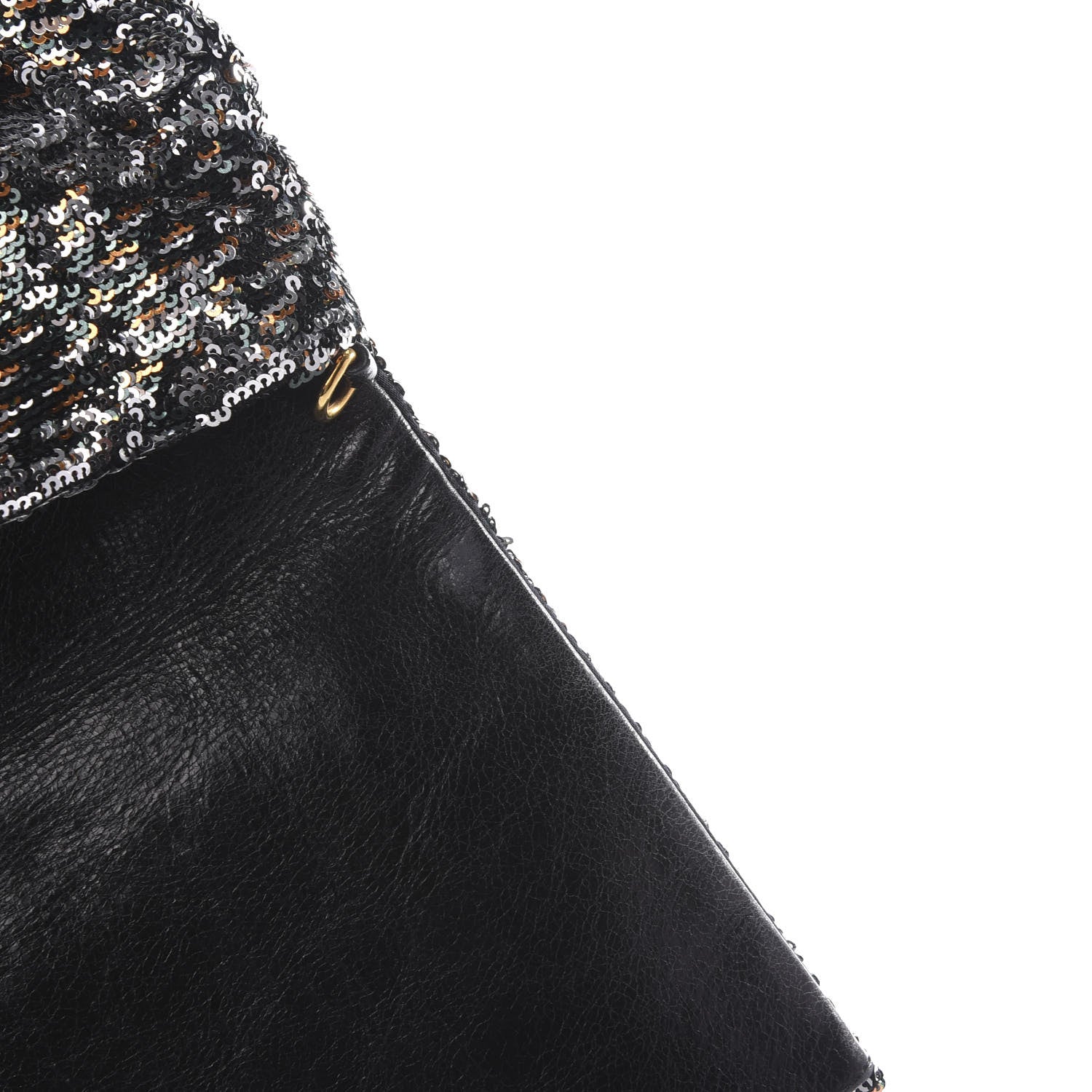 Miu Miu Oversized Sequin Clutch Black 8 of 12