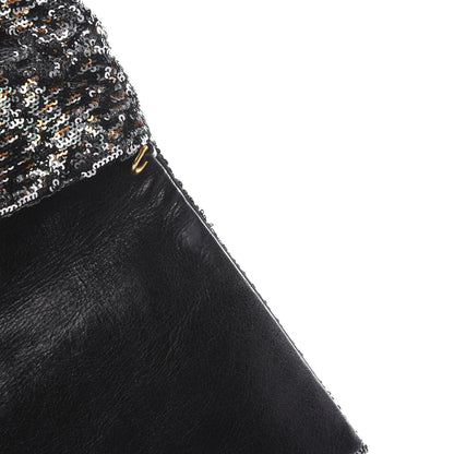 Miu Miu Oversized Sequin Clutch Black 8 of 12