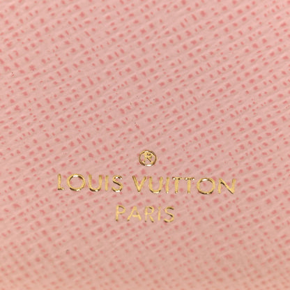 Louis Vuitton Damier Azur Victorine Wallet Rose Ballerine 6 of 9