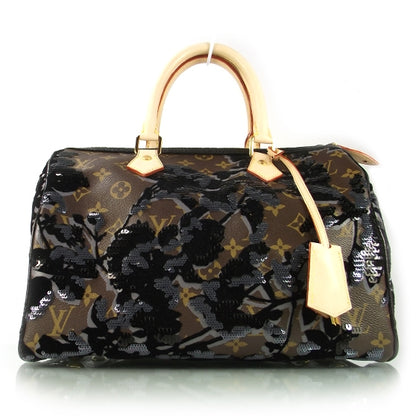 Louis Vuitton Monogram Fleur De Jais Sequins Speedy 30 1 of 12