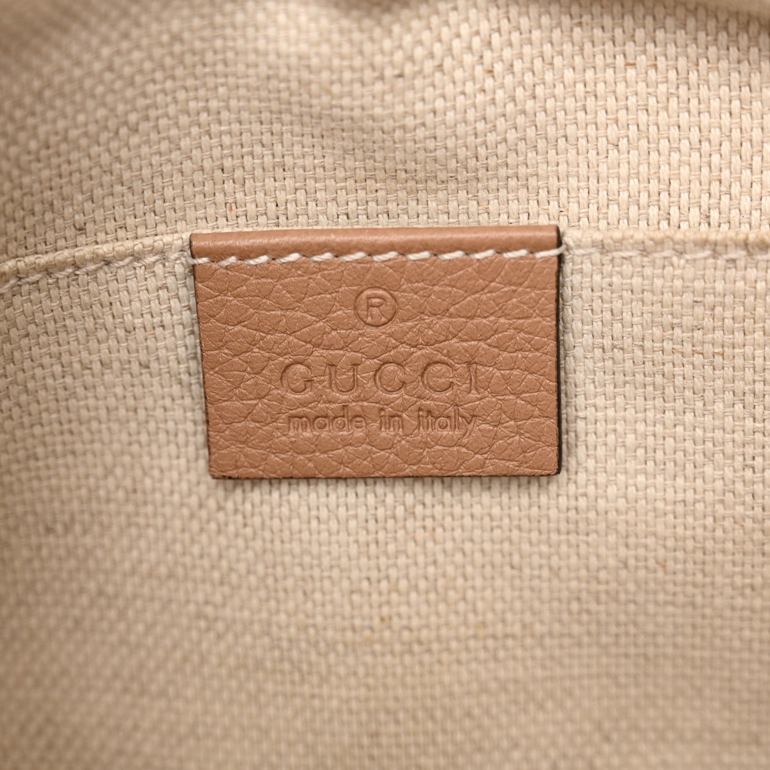 Gucci Pebbled Calfskin Small Soho Disco Bag Camelia 6 of 13