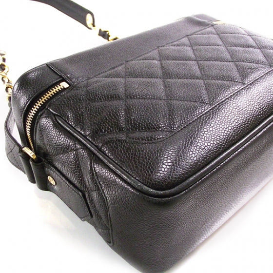 Vintage Caviar CC Quilted Camera Case Bag cd23396