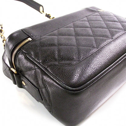 Chanel Vintage Caviar CC Quilted Camera Case Bag cd23396 6 of 13