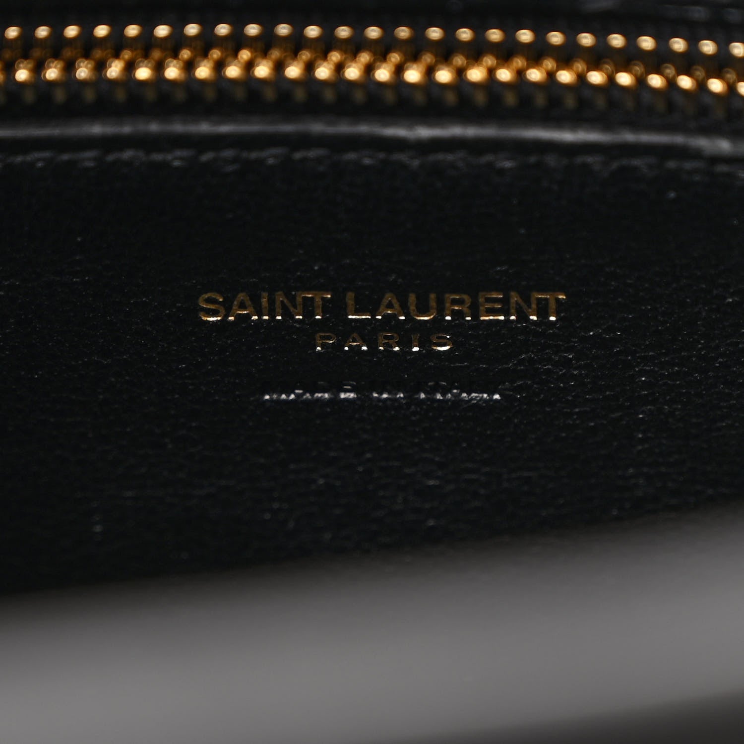 Saint Laurent Smooth Calfskin Monogram Cabas Black 6 of 10