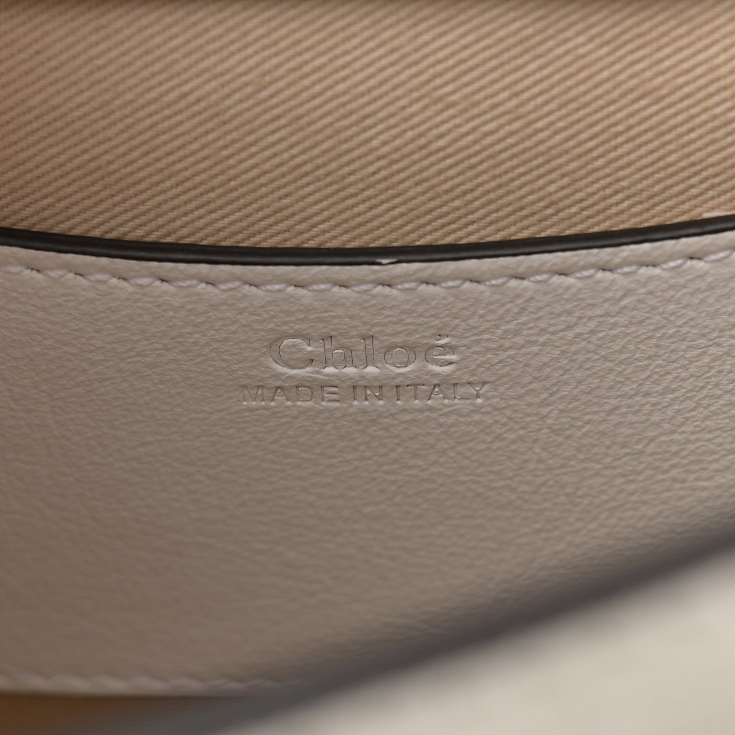 Chloe Calfskin Crocodile Embossed Small Tess Bag Brilliant White 6 of 12