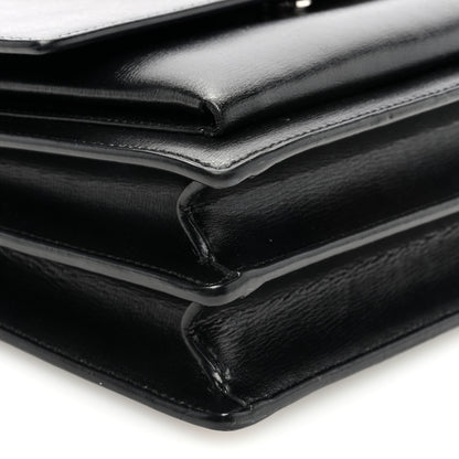 Saint Laurent Calfskin Medium Monogram Sunset Black 8 of 10