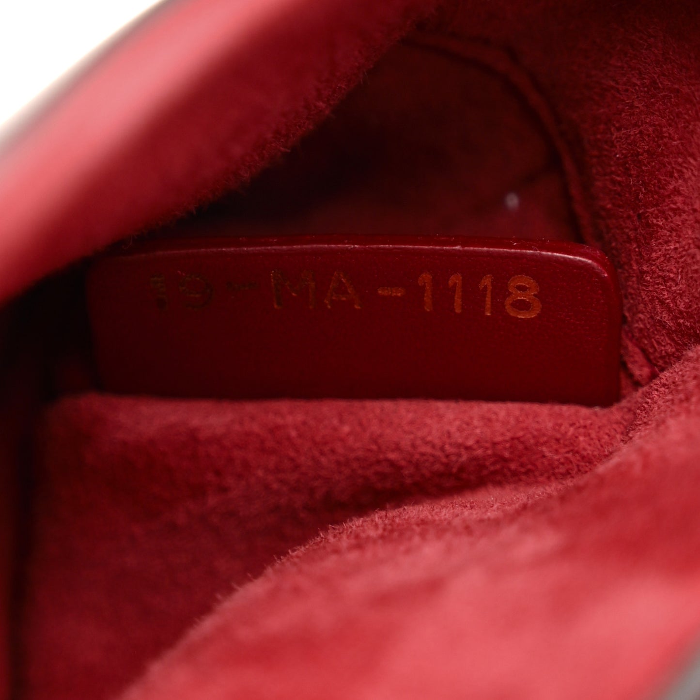 Calfskin Mini Saddle Bag Scarlet