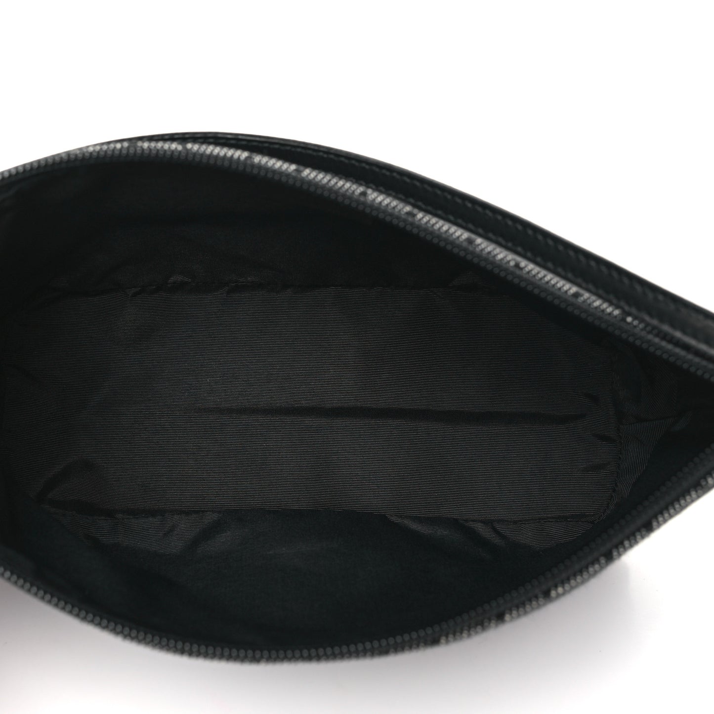 Denim Monogram Boat Pochette Black