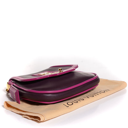 Louis Vuitton Cuir Art Deco Trapeze Prune Cyclamen 4 of 7
