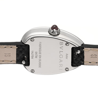 Bulgari Stainless Steel Lizard 20mm Serpenti Double Wrap Quartz Watch Black 4 of 5