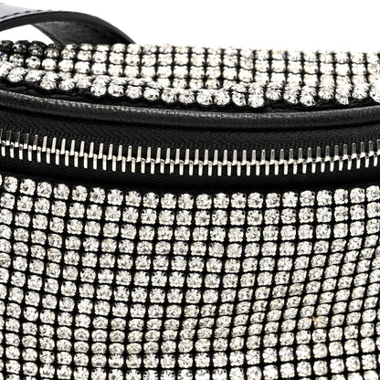 Alexander Wang Rhinestone Mesh Mini Attica Belt Bag Black 7 of 9