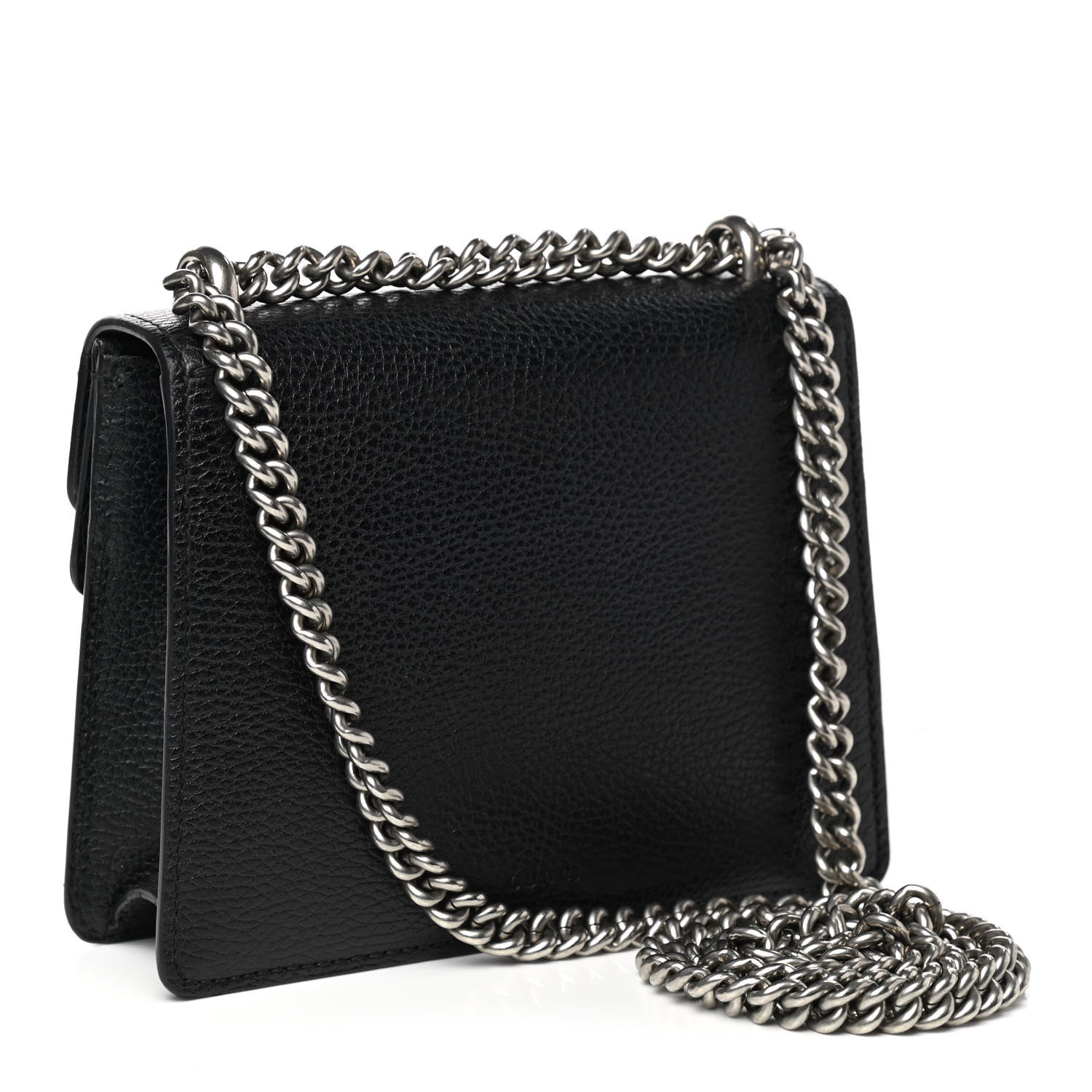 Gucci Calfskin Mini Dionysus Shoulder Bag Black 3 of 12