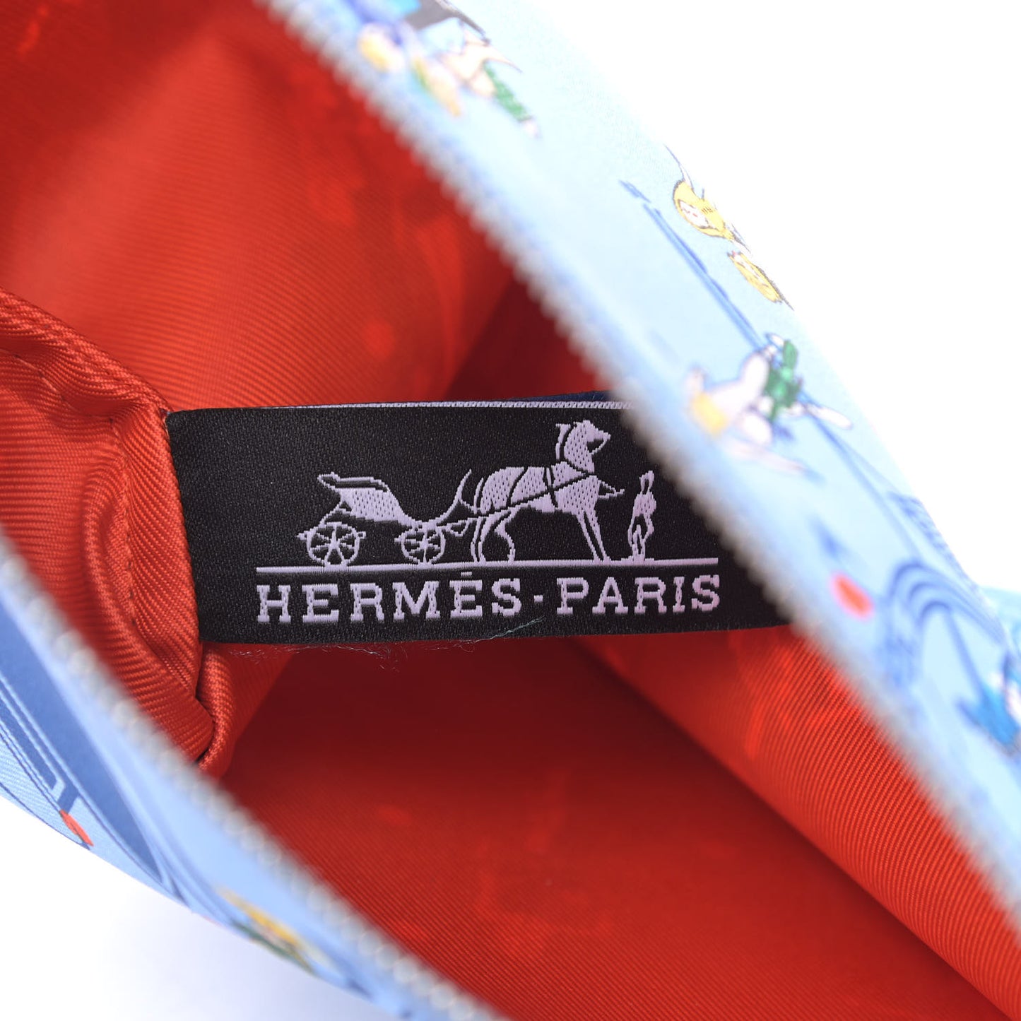 Silk Ex-Libris Les Parisiennes Silky Pocket Cosmetic Case Deep Bleu Bleuet
