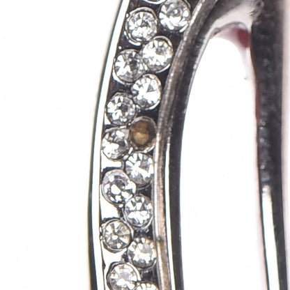 Christian Louboutin Satin Crystal Loubi Lula Frame Pouch Black 11 of 12