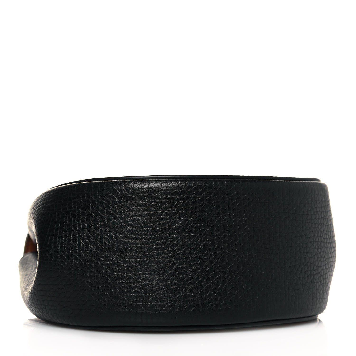 Bottega Veneta Palmellato Calfskin Rounded Belt Bag Black 5 of 9