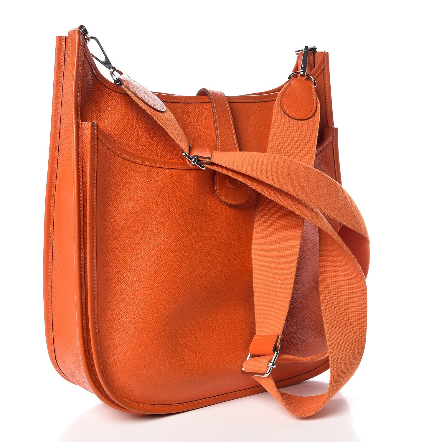 Hermes Epsom Evelyne III GM Orange 3 of 14