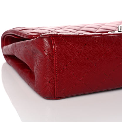 Chanel Caviar Quilted Maxi Double Flap Red 8 of 11