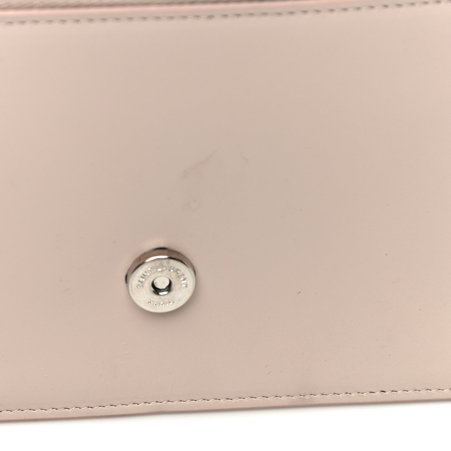 Saint Laurent Smooth Calfskin Classic Monogram Kate Tassel Chain Wallet Nude Powder 11 of 21
