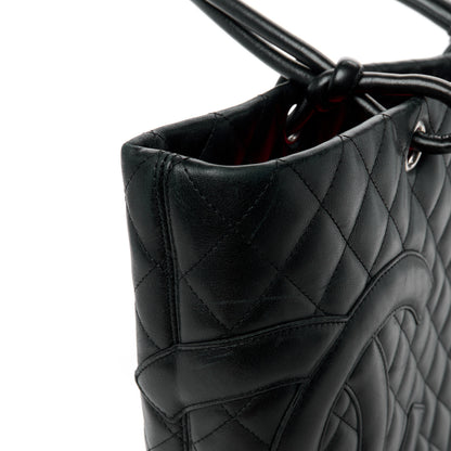 Chanel Calfskin Quilted Large Cambon Tote Black 12 of 12