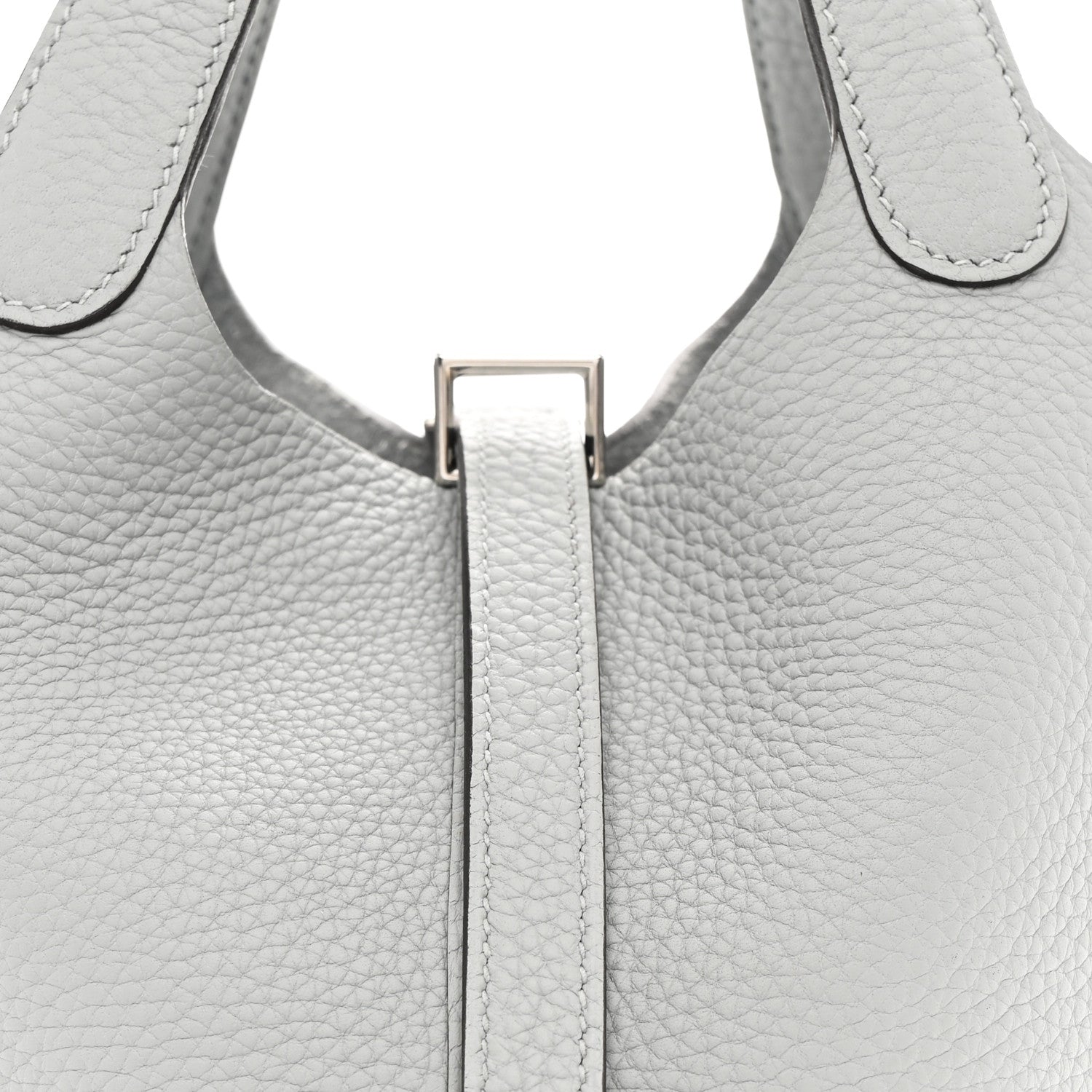 Hermes Taurillon Clemence Picotin Lock 18 PM Bleu Glacier 8 of 11