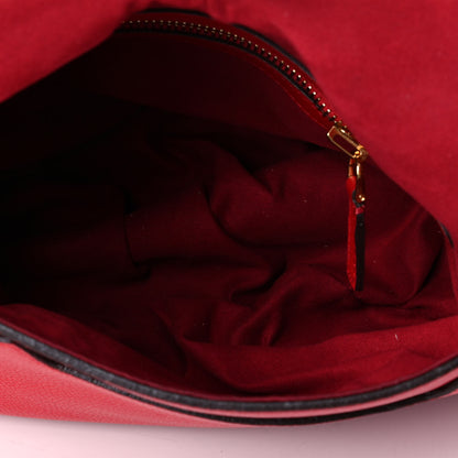 Tom Ford Pebbled Calfskin Medium Jennifer Flame Red 4 of 9