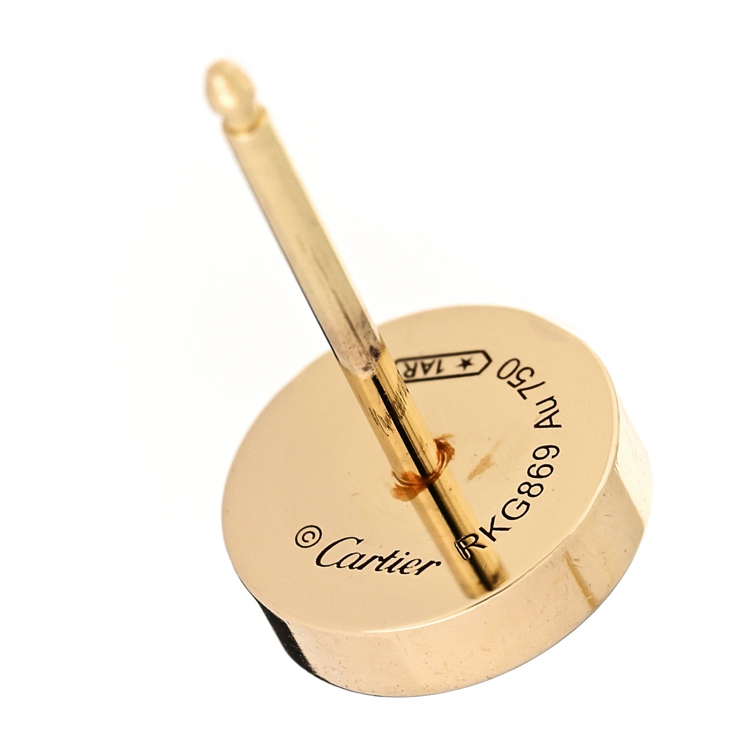 Cartier 18K Yellow Gold LOVE Earrings 4 of 5