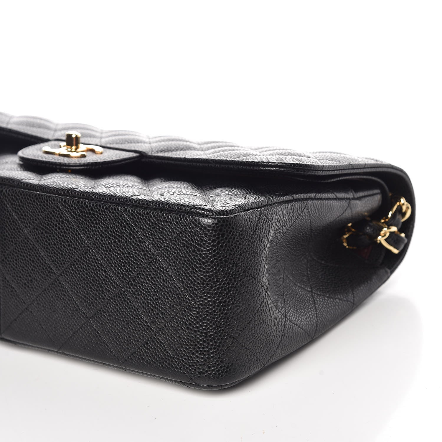 Chanel Caviar Quilted Jumbo Double Flap Black 9 of 11