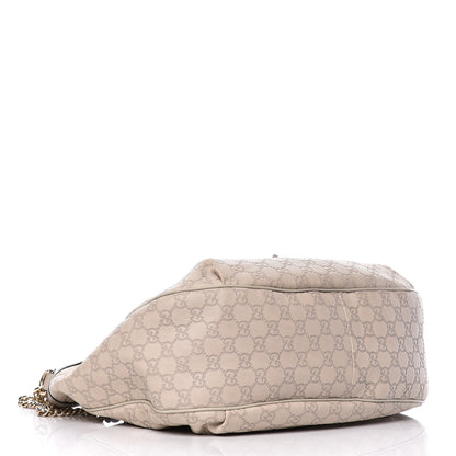 Gucci Guccissima Signature Medium Emily Hobo Mystic White 4 of 11