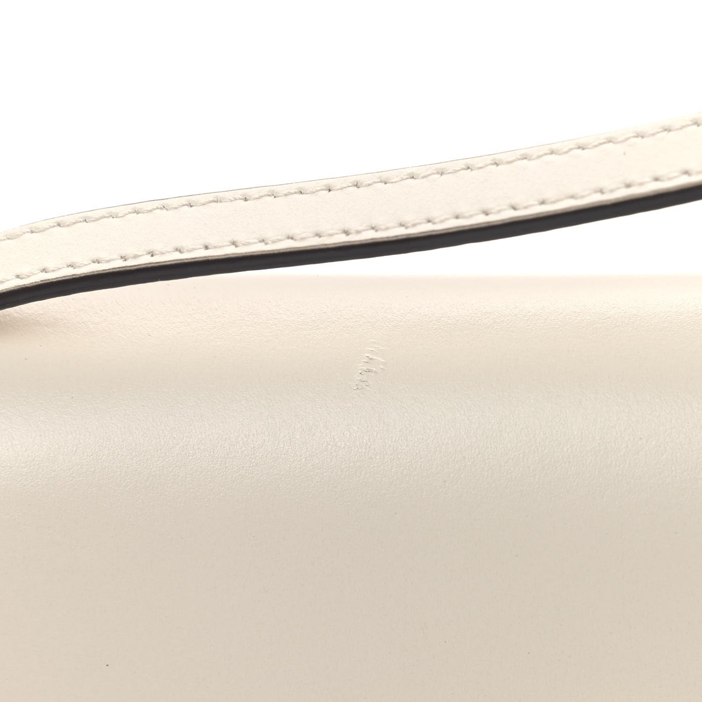 Smooth Calfskin Mini Zumi Shoulder Bag White