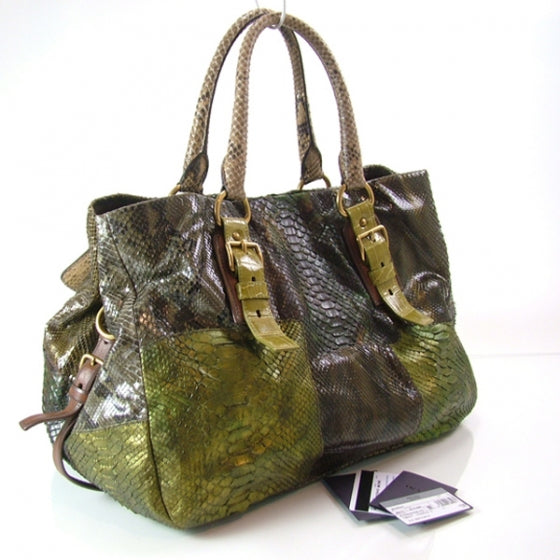 Python Patch Shopper Tote Militare