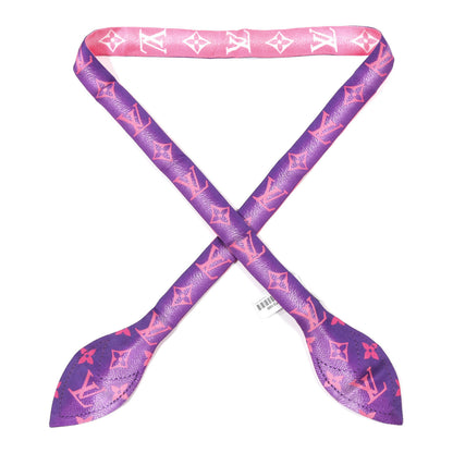 Louis Vuitton Silk Monogram Vuittamins Bandeau 3D Pink 1 of 3
