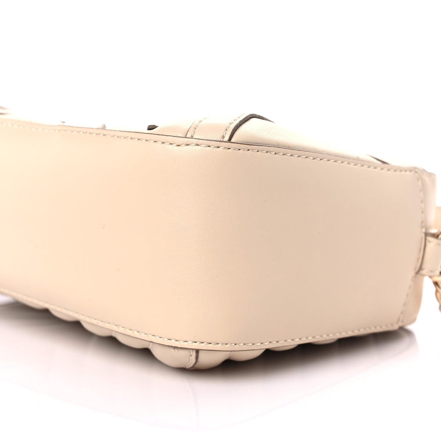 Eco Alter Nappa Star Patch Shoulder Bag Cream