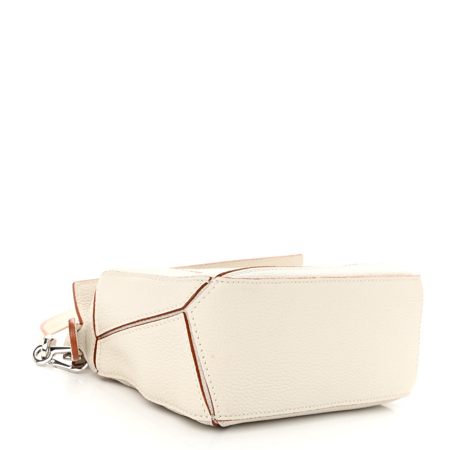 Calfskin Mini Puzzle Bag Soft White