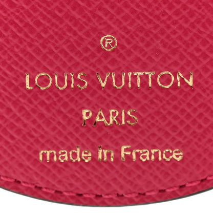 Louis Vuitton Damier Azur 2021 Christmas Animation Hollywood Bag Charm Key Ring Fuchsia 3 of 4
