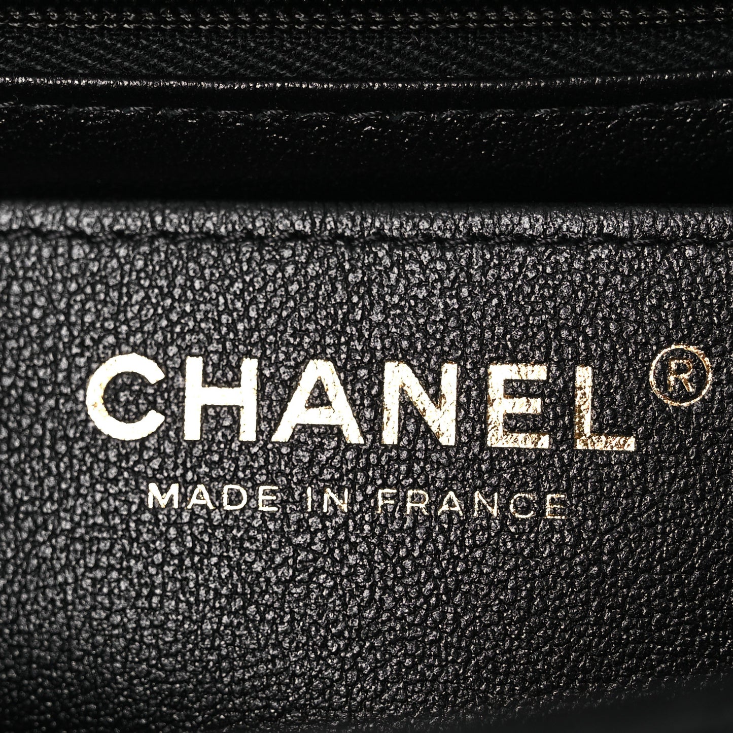 Lambskin Quilted Mini Rectangular Flap Black