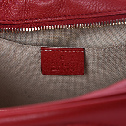 Gucci Pebbled Calfskin Small Soho Disco Bag Tabasco Red 6 of 11