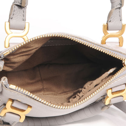Chloe Calfskin Mini Marcie Satchel Cashmere Grey 12 of 12