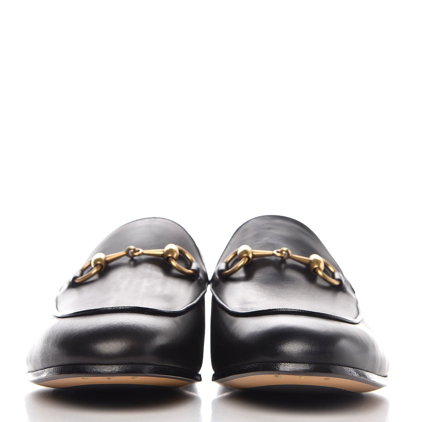 Calfskin Horsebit Mens Jordaan Loafers 8 Black