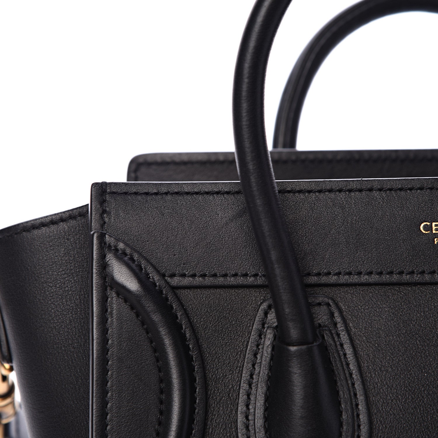 Celine Smooth Calfskin Nano Luggage Black 13 of 13